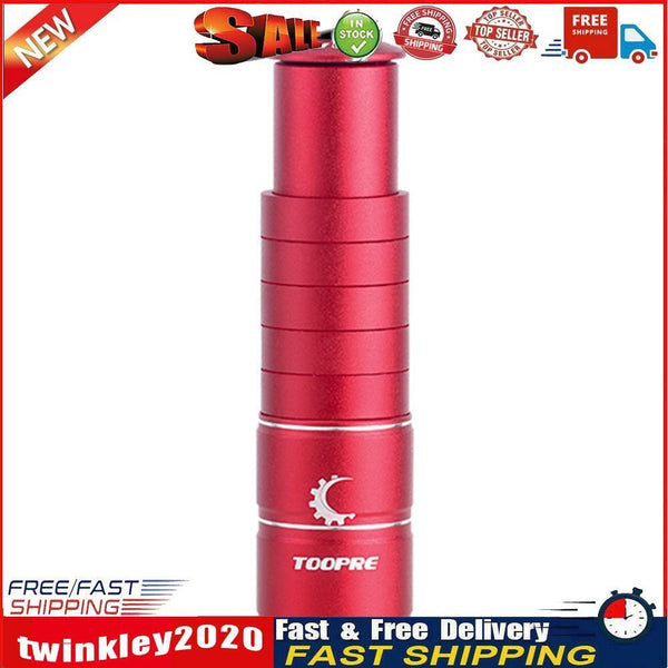 MTB Bike Handlebar Fork Stem Riser Adjustable Bicycle Stem Adaptor (Red) Newly