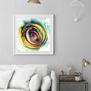 5D DIY Diamond Painting Full Round Drill Abstract Pattern Wall Decor Rhines