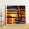 Sunset Sailboat Oil Paint By Numbers Kits Canvas Picture DIY Wall Art Craft