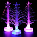 Glowing Christmas Tree Desk Glowing Sucker Fiber Muti-Colour Glowing Lights