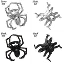 Steel Biker Promise Adjustable Halloween Punk Simulation Animal Spider Ring