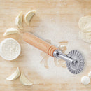 DIY Jiaozi Dumpling Skin Maker Mold Wooden Handle Kitchen Tool (B Roller)