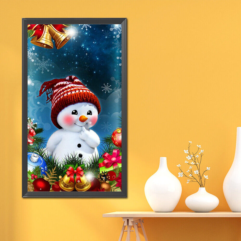 Diamond Painting Kit snowman Full Round Rhinestone Wall Picture
