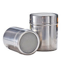 Stainless Steel Seasoning Shaker Bottle Sprinkle Coffee Powder Spices Jar