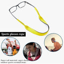 Eyeglasses Straps Sunglasses Lanyard Sports Anti Slip Cord Holder (Yellow)