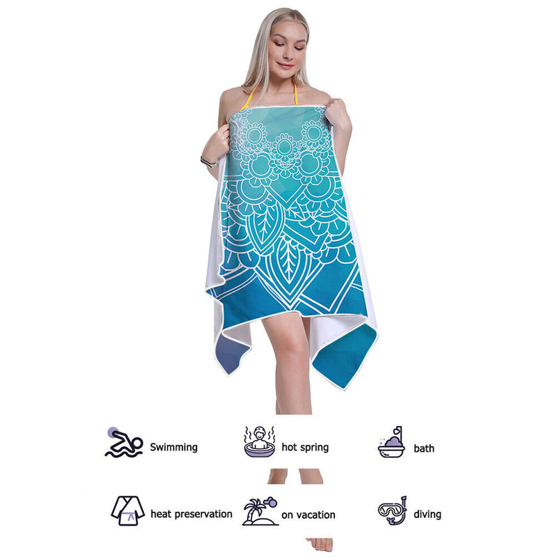 Microfiber Towels Travel Quick Drying Absorbent Gym Beach Towel (SF0014-20)