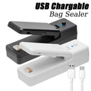 Mini Heat Bag Vacuum Heat Sealer for Plastic Bag Storage Food Snack (Grey)