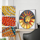 5D DIY Diamond Painting Sunflower Partial Special Shape Drill Craft Mosaic