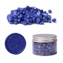 200pcs Octagon Sealing Wax Blue Wax Beads for Envelope Invitation DIY (H) Newly