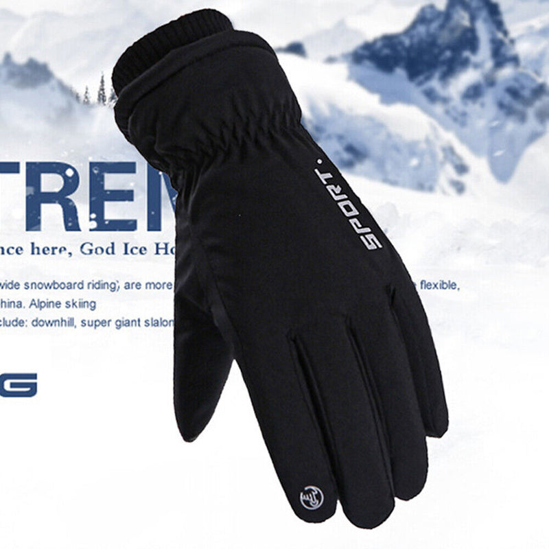 Waterproof Windproof Warm Ski Gloves Anti-Skid Winter Motorcycle Cycling Gloves