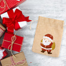 5D DIY Diamond Painting Cartoon Merry Christmas Drawstring Candy Bag Handmade