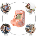Handheld Arcade Console with Keychain Mini Video Gaming Player Puzzle Kids Toys