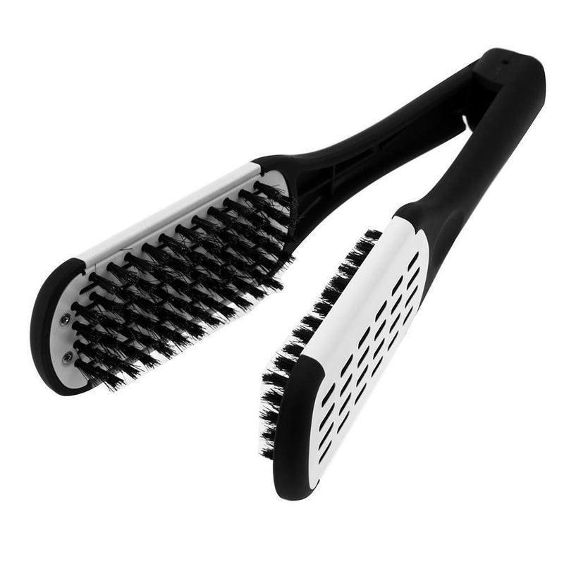 Plywood Bristles Comb Straightener Splint High Temperature Hairdressing Tools