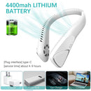 #A Portable Air Cooler Fan Hands Free Wearable Bladeless Fan for Home Office Tra