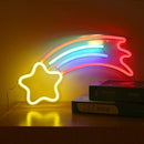 USB Powered Neon Sign Light Acrylic LED Wall Hanging Lamp Decor (Meteor) Newly