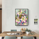 Full Round Diamond Painting Lilies Rhinestone Mosaic Home Wall Art Craft Decor