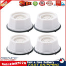 4x Anti Vibration Feet Pad Washing Machine Furniture Mat (Octagon White) Newly