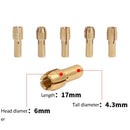 10pcs Mini Brass Copper Collets Chucks for Twist Drill Motor Shaft Grinder Newly