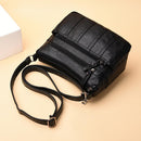 Fashion Solid Color Shoulder Messenger Bags Women PU Leather Crossbody Handbags