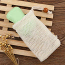 1XSoap Exfoliating Bags Nylon Foaming Net Soap Saver Pouch Bag Drawstring E7Z0