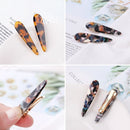 Accessories Elegant Leopard Print Headband Acetate Hair Clip Hairpin Barrettes