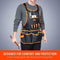 Bib Apron 16-Pocket Tool Woodworking Gardening Craft Shop Mechanic Wood I2C9