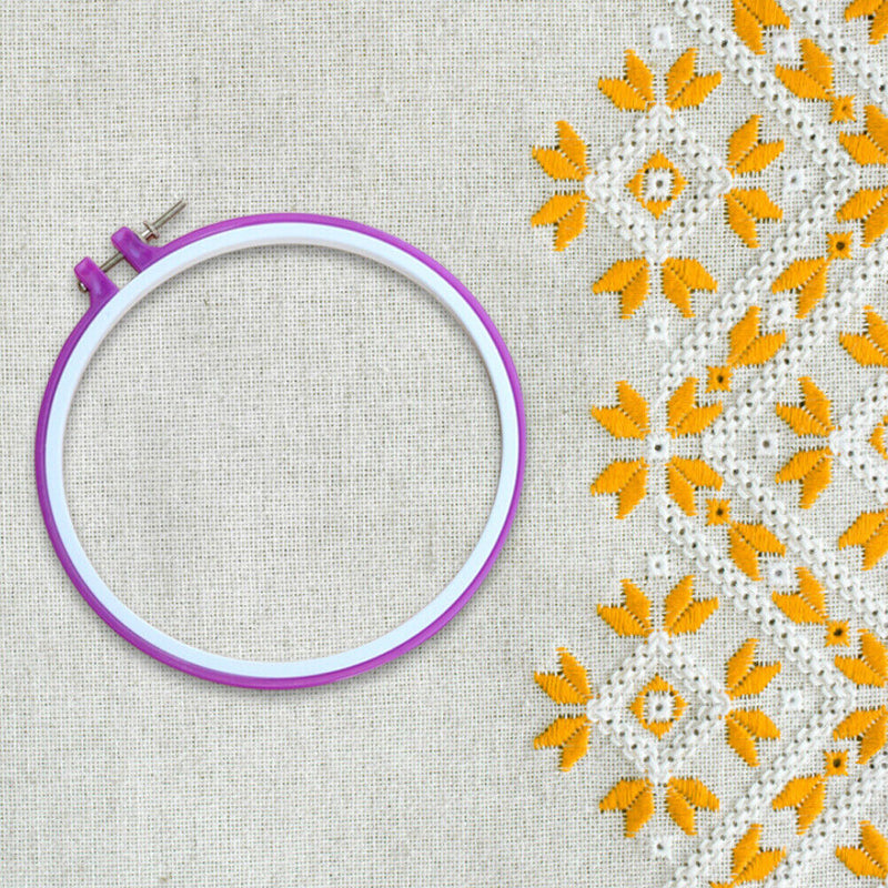 5pcs Cross Stitch Circle Set DIY Craft Round Hand Embroidery Hoops Rings   Newly