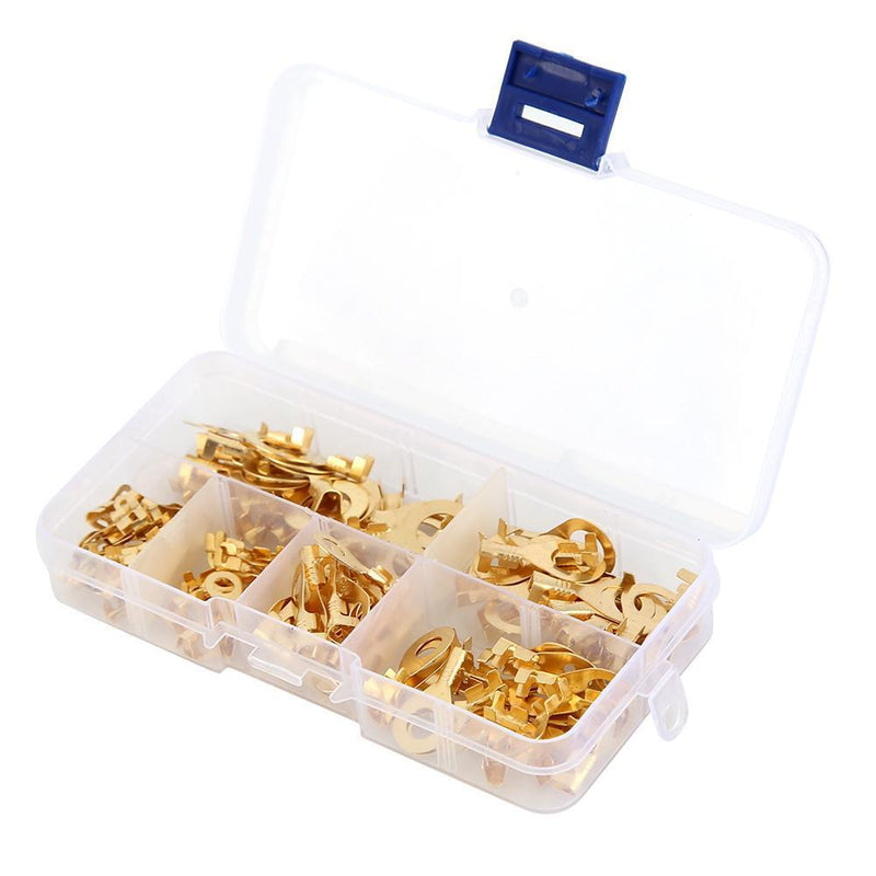 150pcs/set Wire Cable Connectors Ring Crimp Terminal Electrical Non-insulat