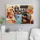 Diamond Embroidery Mosaic Round Diamond Painting Kitchen Cross Stitch Wall