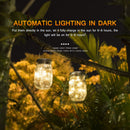 LED Solar Fairy Mason Jar Light Party Wedding Garden Decor (Warm Light 1m) Newly
