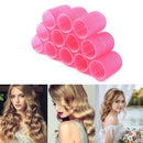 12pcs Self Grip Hair Rollers Hairdressing Home Use DIY Hair Curlers (44mm) Newly