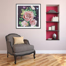 5D DIY Special Shaped Diamond Painting Flower Embroidery Kits Bedroom Wall De