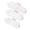 DIY Template Fondant Mold Cake Lace Border Cupcake Stencil Cake Decorating Tool