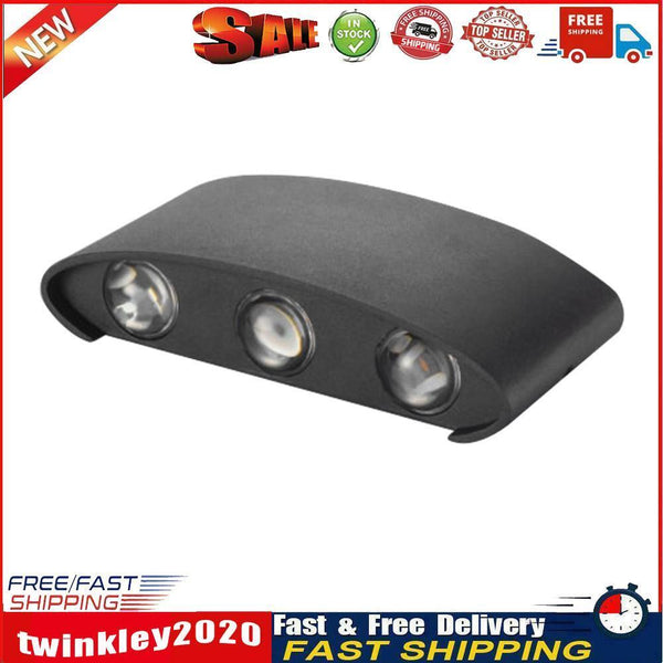 2/4/6/8/10/12W LED Arc Wall Lamp Outdoor Waterproof Porch Light (B15-6W) Newly