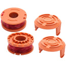Weedeater Spool Cap with Worx WA0010 Trimmer Line Worx Replacement Spools