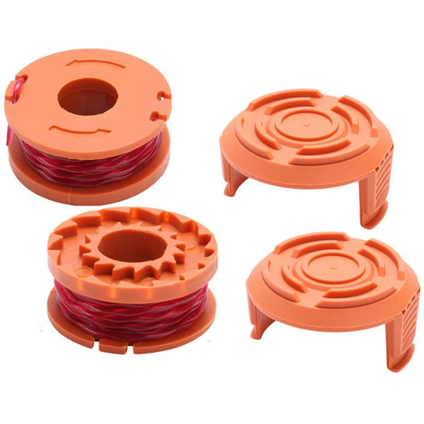 Weedeater Spool Cap with Worx WA0010 Trimmer Line Worx Replacement Spools