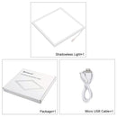 Mini Photo Studio Shadowless Lamp Panel Pad Bottom Light Softbox 20cm Lightbox