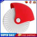 Kitchen DIY Pizza Pastry Lattice Cutter Pie Decor Wheel Roller (B White)