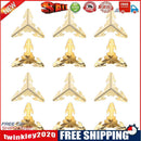 12pcs Metal Carve Jewelry Box Corner Protector Furniture Decorative Bracket