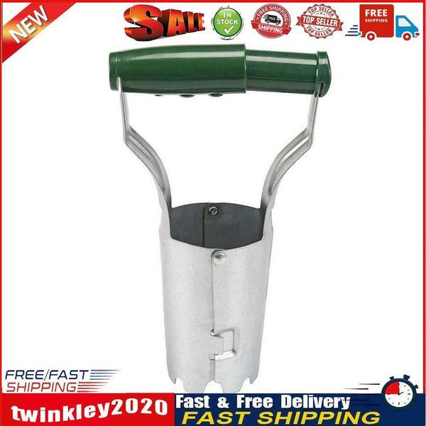 Agricultural Seedling Tube Transplanter Garden Plant Machine (Dark Green) Newly