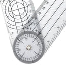 Multi-Ruler 360 Degree Goniometer Angle Medical Spinal Ruler Protractor