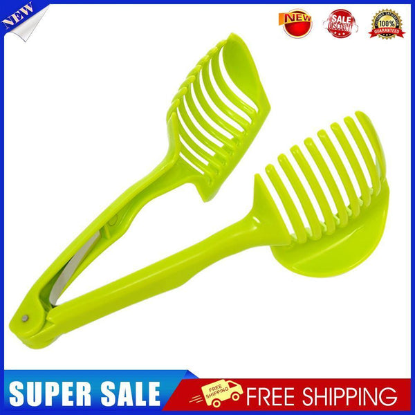 Plastic Potato Tomato Slicer Kitchen Slice Assistant Fruit Cutting Holder
