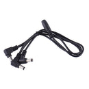 Daisy Chain Guitar Effect Pedal Power Supply Cable Wire Black (1 to 3 Way) Newly