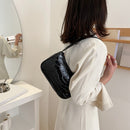 Alligator Pattern Shoulder Bag Handbags Women Bright Leather Casual Travel Totes