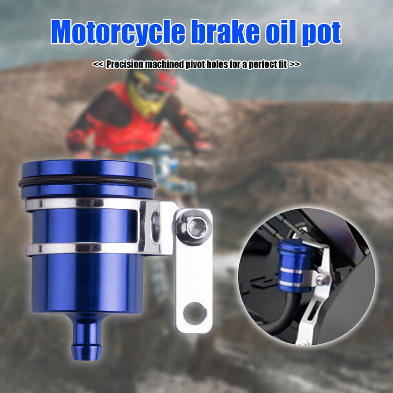 Universal Motorcycle Brake Fluid Reservoir Rear Front Clutch Tank Oil Fluid Cup