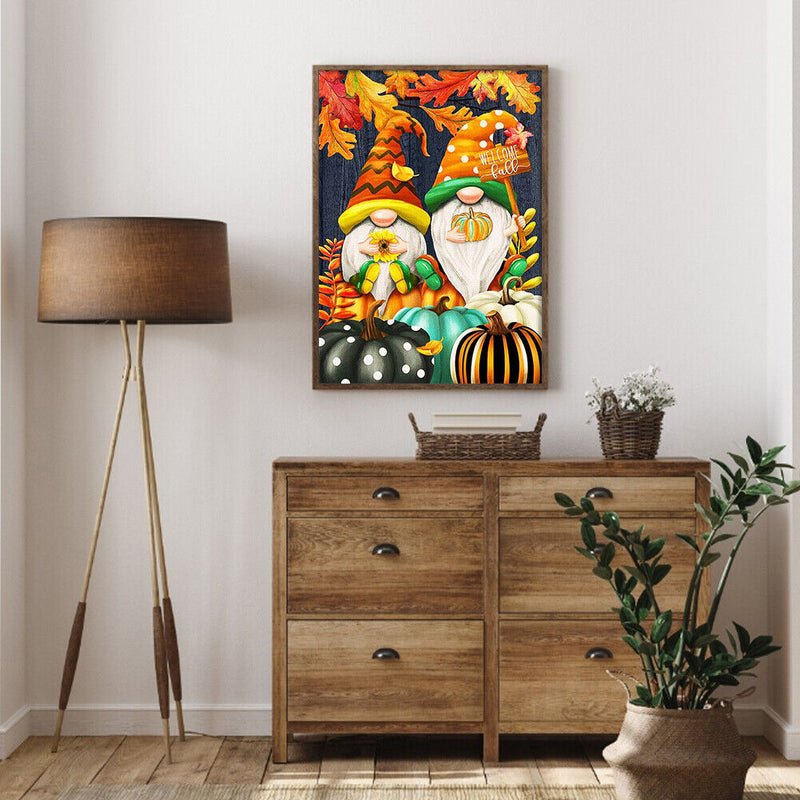 Diamond Painting Pumpkin Goblin Full Round Rhinestone