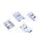 48pcs Multi-function Domestic Household Sewing Machine Presser Foot Feet