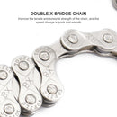 6 7 8 Speed Bicycle Chain Carbon Steel Bike Chain 1/2 x 2/32 inch 116 Links