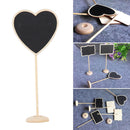 12pcs Mini Retangle Chalkboard Blackboard Stand Wedding Lolly Party A