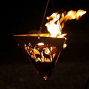 Outdoor Triangle Wood Burning Stove Portable Camp Firewood Steel U8Q6